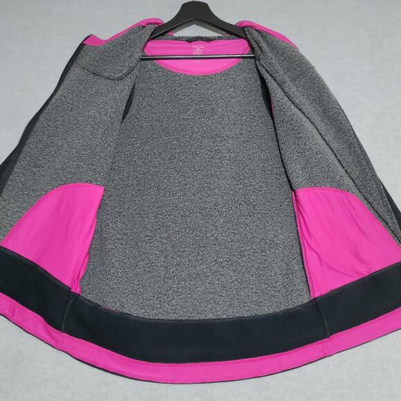 Sweaty Betty Fleece Knitted Jacket Size S Womens Full Zip Hooded Athletic - Picture 8 of 13